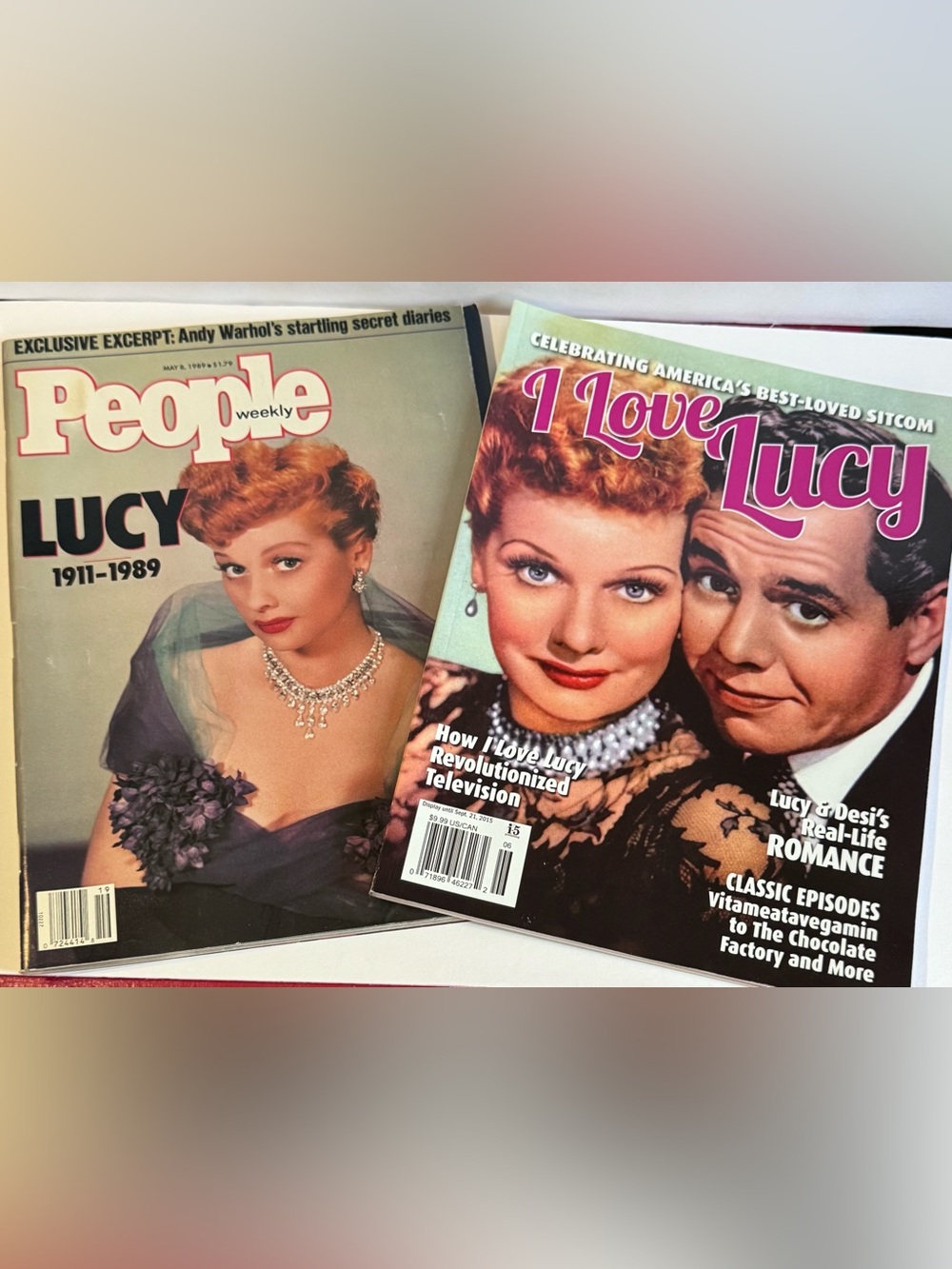 Vintage Lucille Ball & I Love Lucy Memorabilia Collector's Edition